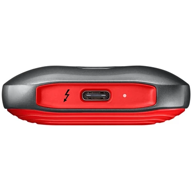 Samsung 1000GB Thunderbolt 3 (MU-PB1T0B/EU) szürke-piros X5 külső SSD