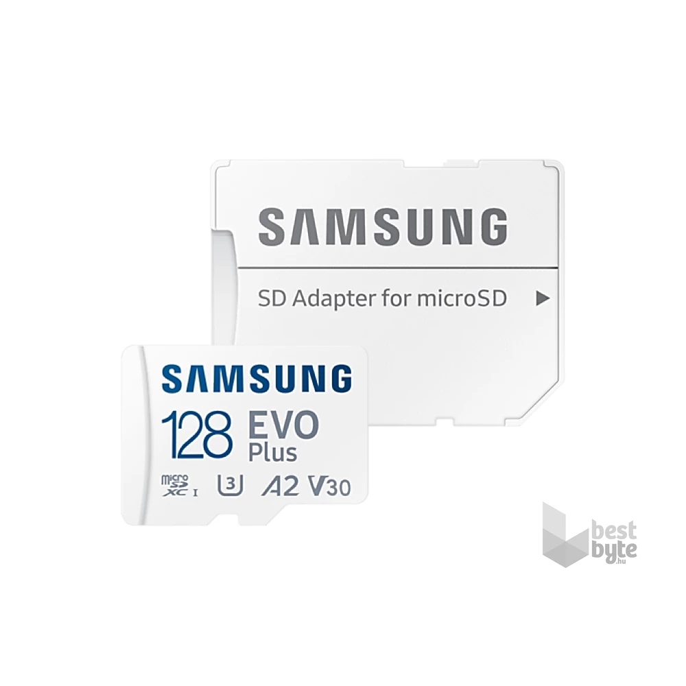 Samsung 128GB SD micro EVO Plus (SDXC Class10) (MB-MC128KA/EU) memóriakártya adapterrel
