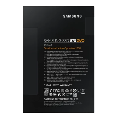 Samsung 2000GB SATA3 2,5" 870 QVO (MZ-77Q2T0BW) SSD