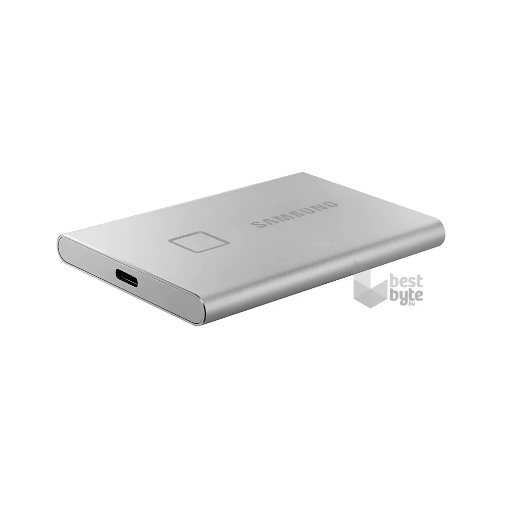 Samsung 2000GB USB 3.2 (MU-PC2T0S/WW) ezüst ujjlenyomatolvasós T7 Touch külső SSD