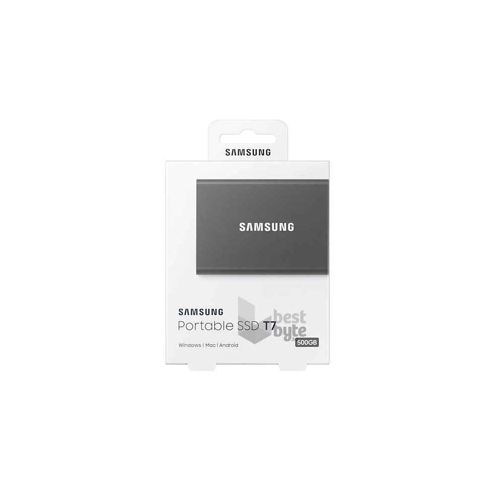 Samsung 2000GB USB 3.2 (MU-PC2T0T/WW) szürke T7 külső SSD