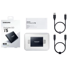 Samsung 2048GB USB 3.1 (MU-PA2T0B/EU) fekete T5 külső SSD