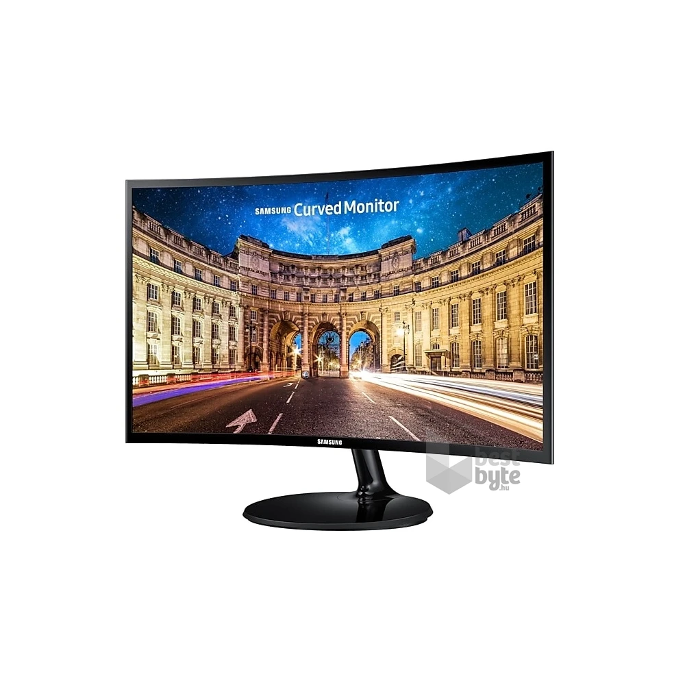 Samsung 23,5" C24F390FHR FHD VA VGA/HDMI fekete ívelt LED monitor (Újracsomagolt)