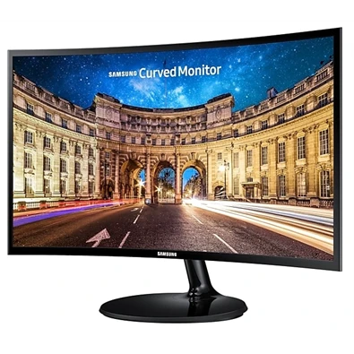 Samsung 23,5" C24F390FHR FHD VA VGA/HDMI fekete ívelt LED monitor (Újracsomagolt)