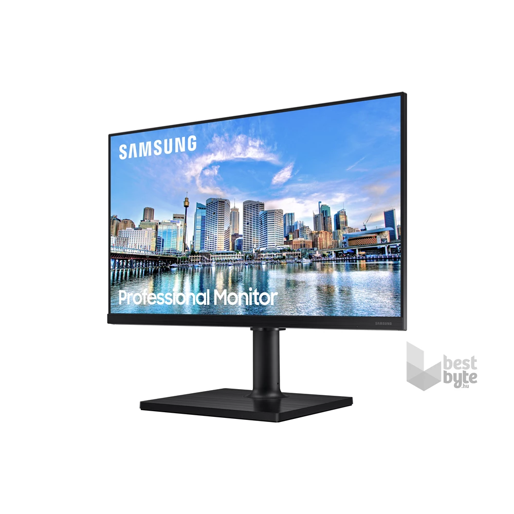 Samsung 23,8" F24T450FQU FHD IPS HDMI/DP/USB fekete LED monitor
