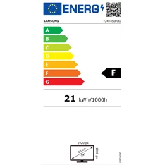 Samsung 23,8" F24T450FQU FHD IPS HDMI/DP/USB fekete LED monitor