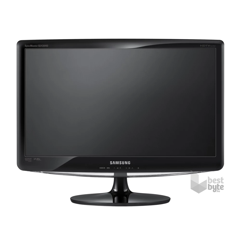 Samsung 24" B2430HD FHD TN HDMI/VGA/DVI/USB fekete monitor (Használt A)