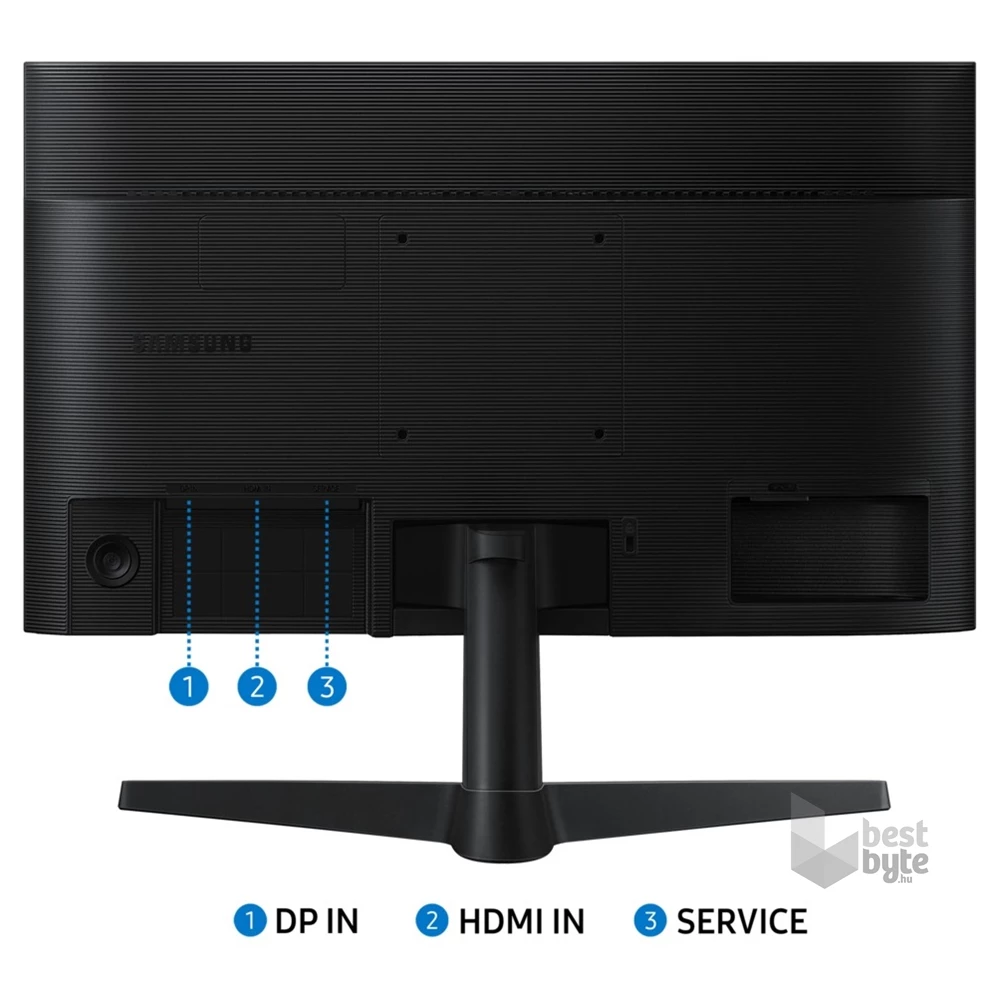 Samsung 24" F24T370FWR FHD IPS DP/HDMI fekete LED monitor