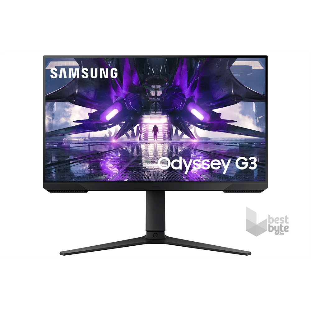 Samsung 24" LS24AG300NRX FHD VA 144Hz DP/HDMI fekete gamer monitor (Újracsomagolt)