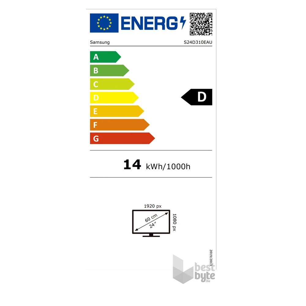 Samsung 24" LS24D310EAUXEN FHD VA VGA/HDMI monitor