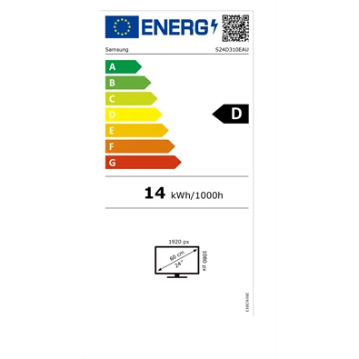 Samsung 24" LS24D310EAUXEN FHD VA VGA/HDMI monitor