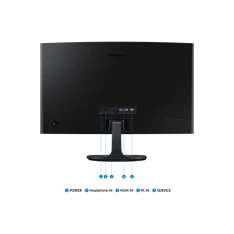 Samsung 24" LS24D360GAUXEN Essential S3 S36C FHD VA VGA/HDMI ívelt monitor