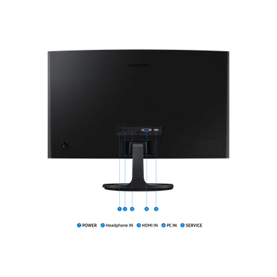 Samsung 24" LS24D360GAUXEN Essential S3 S36C FHD VA VGA/HDMI ívelt monitor