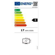 Samsung 24" LS24D360GAUXEN Essential S3 S36C FHD VA VGA/HDMI ívelt monitor