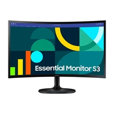 Samsung 24" LS24D360GAUXEN Essential S3 S36C FHD VA VGA/HDMI ívelt monitor (Újracsomagolt) Samsung 24" LS24D360GAUXEN Essential S3 S36C FHD VA VGA/HDMI ívelt monitor (Újracsomagolt)