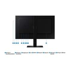 Samsung 24" LS24D600UAUXEN ViewFinity S6 S60UD QHD IPS DP/HDMI/USB/USB-C/RJ45 monitor