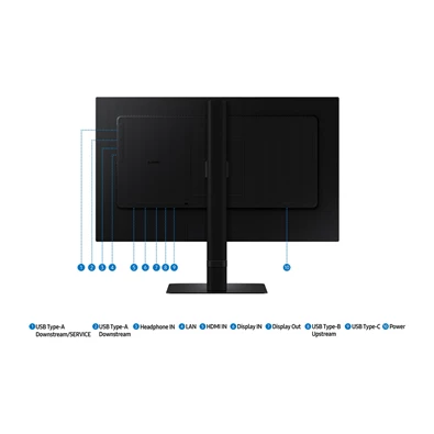 Samsung 24" LS24D600UAUXEN ViewFinity S6 S60UD QHD IPS DP/HDMI/USB/USB-C/RJ45 monitor