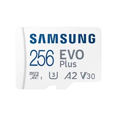 Samsung 256GB SD micro EVO Plus (SDXC Class10) (MB-MC256KA/EU) memória kártya adapterrel