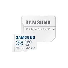 Samsung 256GB SD micro EVO Plus (SDXC Class10) (MB-MC256KA/EU) memóriakártya adapterrel