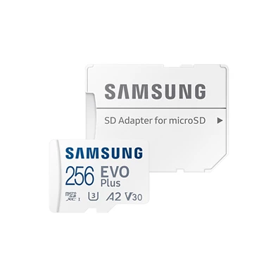 Samsung 256GB SD micro EVO Plus (SDXC Class10) (MB-MC256KA/EU) memória kártya adapterrel
