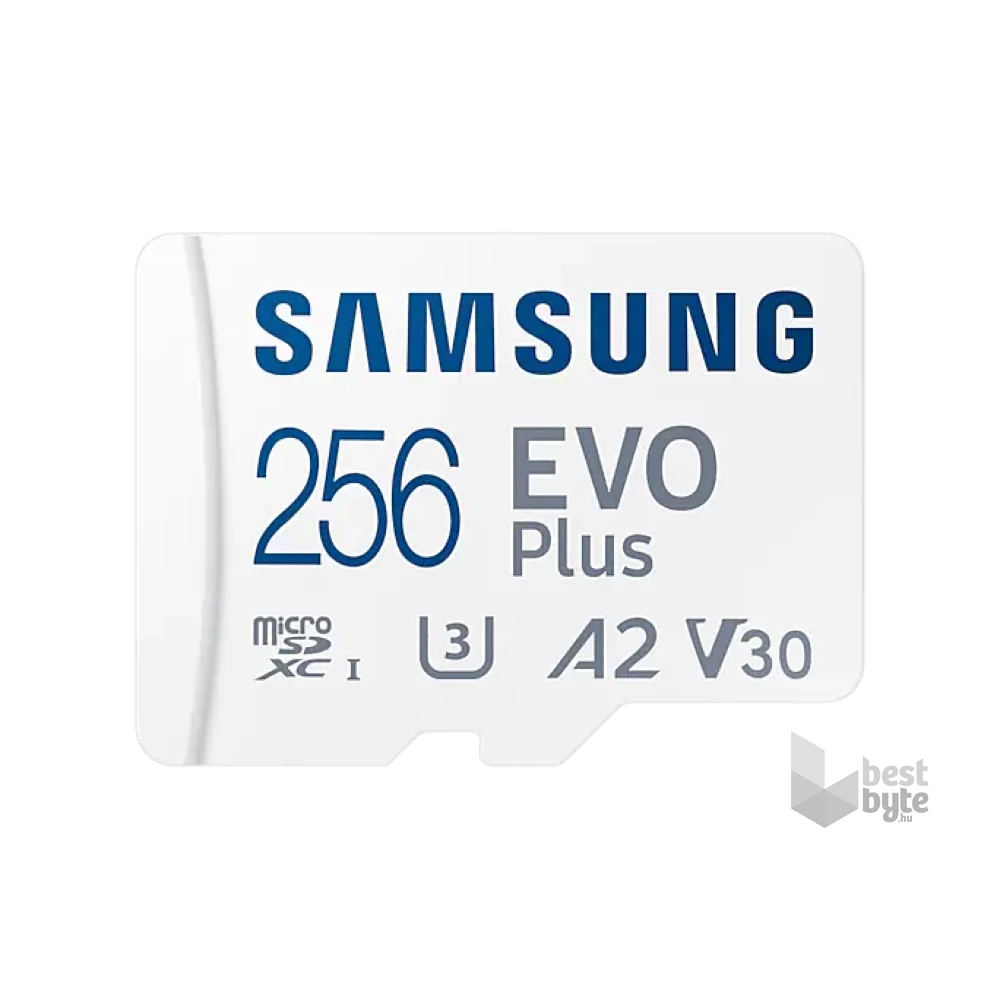Samsung 256GB SD micro EVO Plus (SDXC Class10) (MB-MC256KA/EU) memóriakártya adapterrel