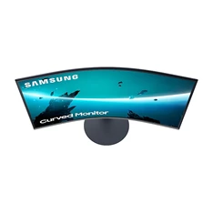 Samsung 27" C27T550FDU LED HDMI Display port ívelt kijelzős kékes sötétszürke monitor