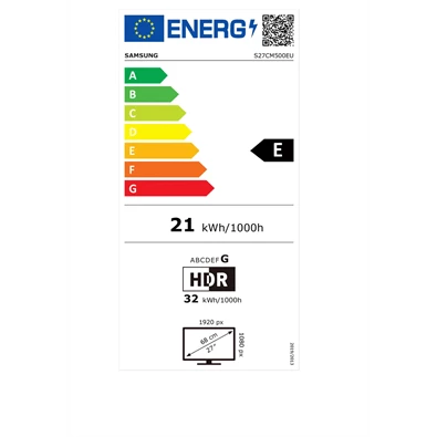 Samsung 27" LS27CM500EUXDU FHD HDMI Smart monitor