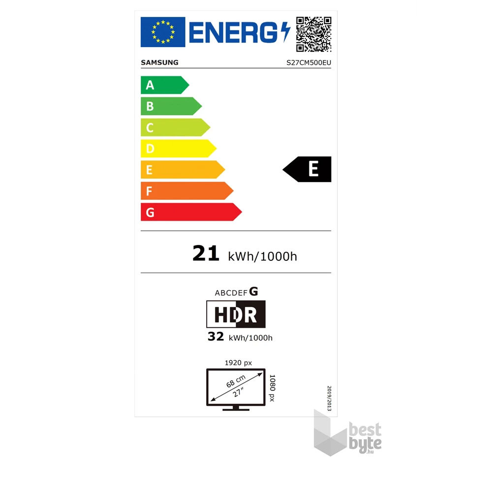Samsung 27" LS27CM500EUXDU FHD HDMI Smart monitor