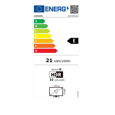 Samsung 27" LS27CM501EUXDU FHD HDMI Smart monitor