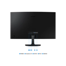 Samsung 27" LS27D360GAUXEN FHD VA 100Hz VGA/HDMI ívelt monitor