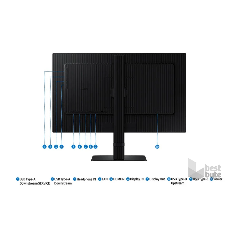 Samsung 27" LS27D600UAUXEN ViewFinity S6 S60UD QHD IPS DP/HDMI/USB/USB-C/RJ45 monitor