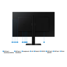 Samsung 27" LS27D800UAUXEN ViewFinity S8 S80UD 4K UHD IPS DP/HDMI/USB/USB-C/RJ45 monitor
