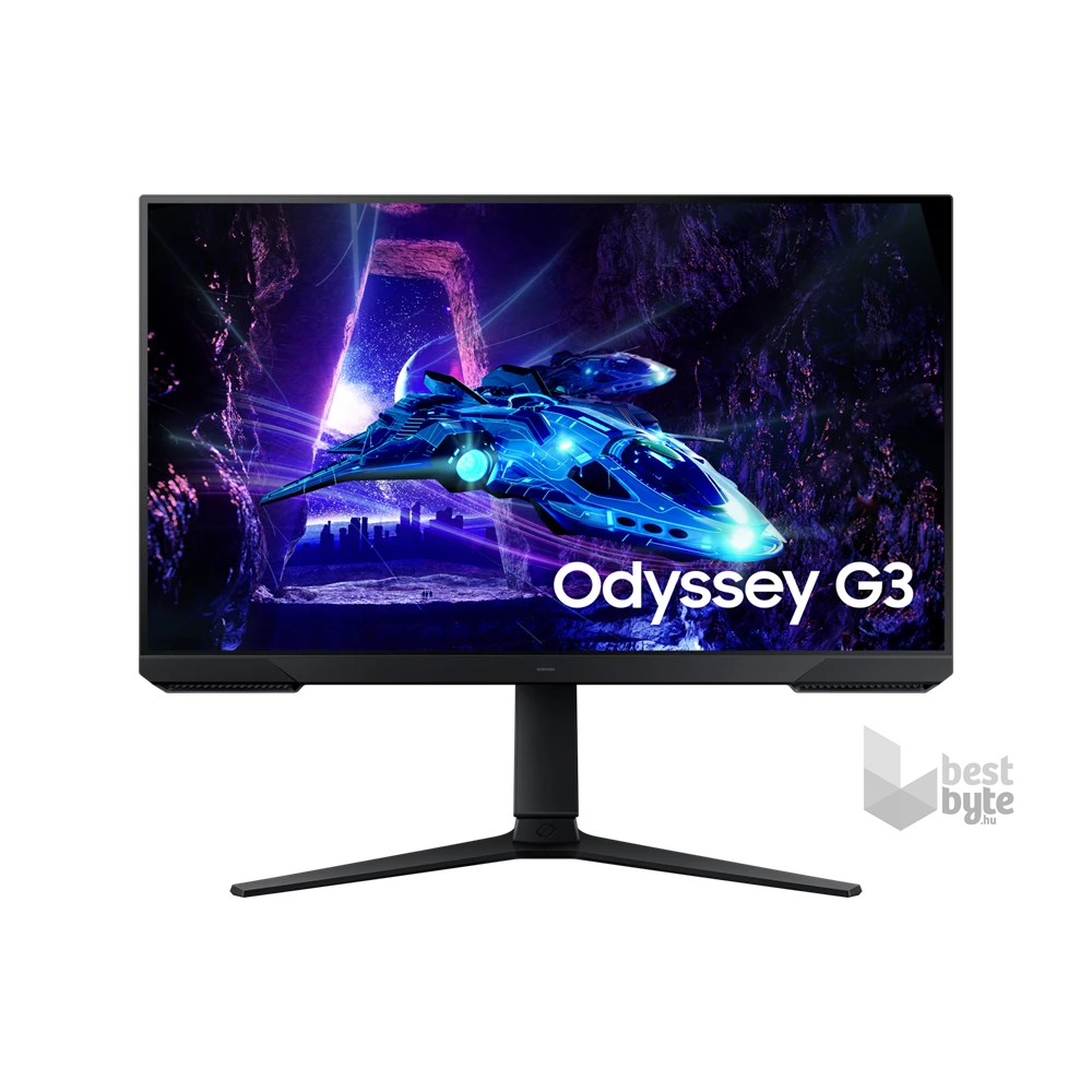 Samsung 27" LS27DG302EUXEN Odyssey G3 G30D FHD VA 180Hz DP/HDMI gamer monitor