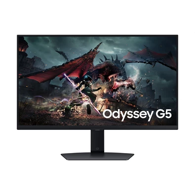 Samsung 27" LS27DG502EUXEN Odyssey G5 G50D QHD IPS 180Hz DP/HDMI gamer monitor