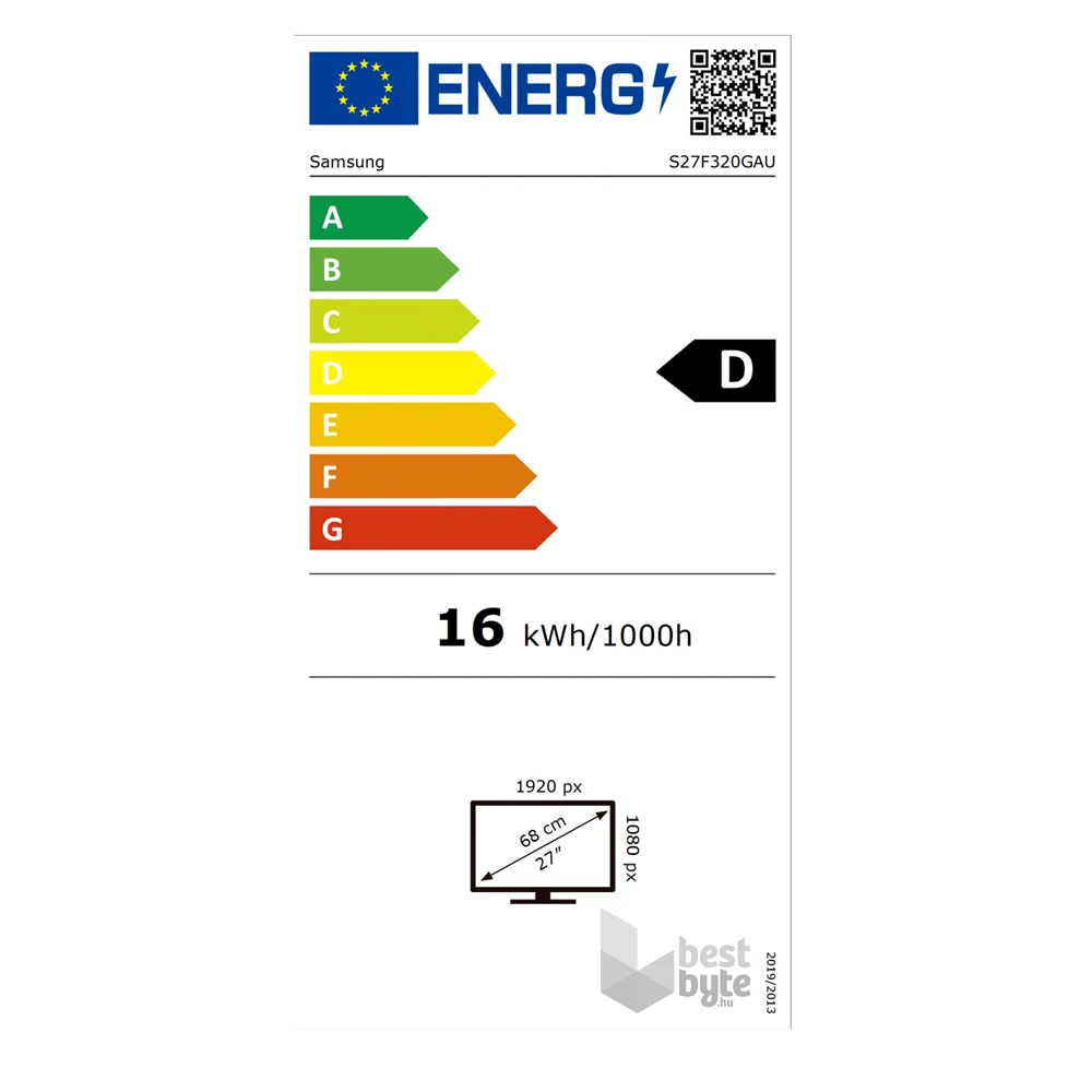 Samsung 27" LS27F320GAUXEN FHD IPS 120Hz HDMI monitor