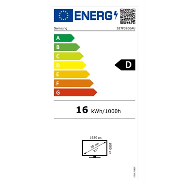 Samsung 27" LS27F320GAUXEN FHD IPS 120Hz HDMI monitor