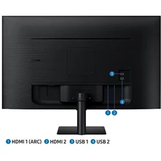 Samsung 27" M5 S27BM500EU FHD VA HDR10 fekete SMART monitor távirányítóval (Újracsomagolt)