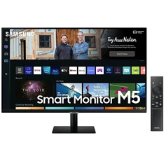 Samsung 27" M5 S27BM500EU FHD VA HDR10 fekete SMART monitor távirányítóval (Újszerű)