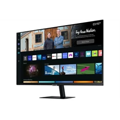 Samsung 27" M5 S27BM500EU FHD VA HDR10 fekete SMART monitor távirányítóval (Újszerű)