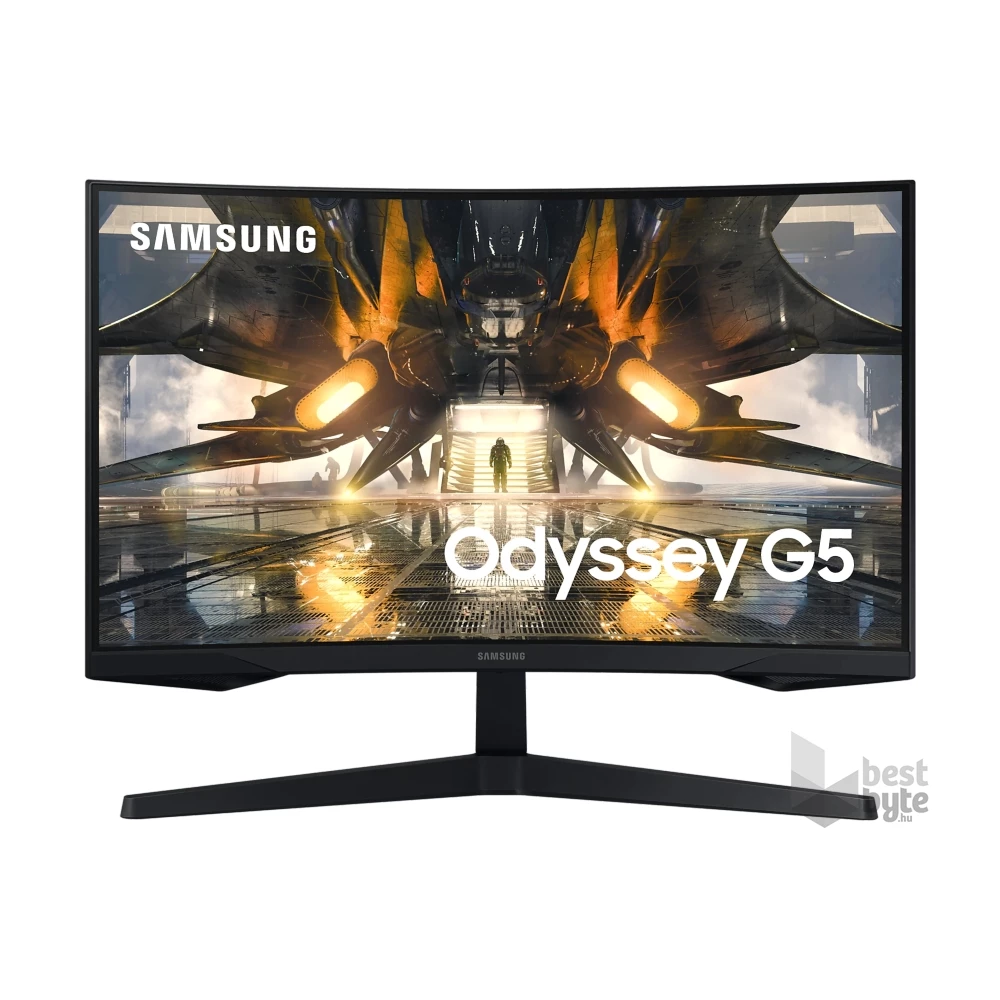 Samsung 27" S27AG550EU QHD VA 165Hz ívelt kijelzős gamer monitor