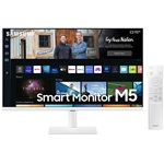 Samsung 27" M5 S27BM501EU FHD VA HDR10 fehér SMART monitor távirányítóval