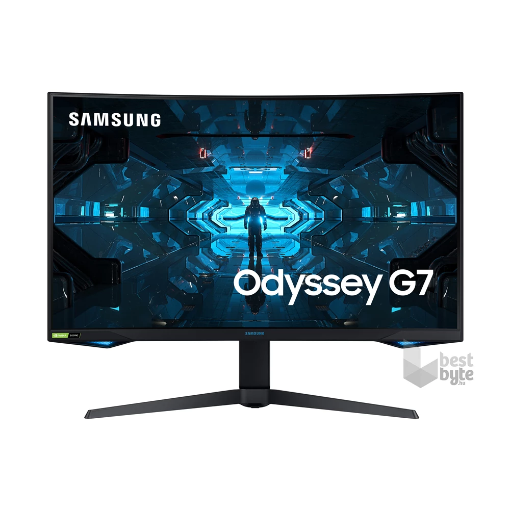 Samsung 31,5" C32G75TQSR QLED QHD VA 240Hz HDMI/DP/USB fekete ívelt gamer monitor