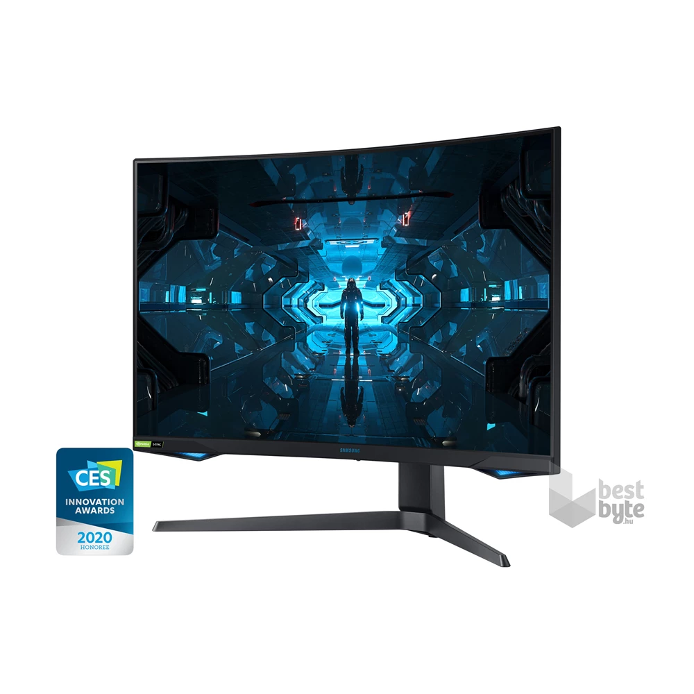 Samsung 31,5" C32G75TQSR QLED QHD VA 240Hz HDMI/DP/USB fekete ívelt gamer monitor