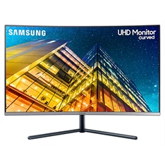 Samsung 31,5" U32R590CWR 4K UHD VA HDMI/DP kékes-sötétszürke ívelt LED monitor
