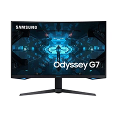 Samsung 31,5" C32G75TQSU QHD VA 240Hz HDMI/DP/USB fekete ívelt QLED gamer monitor