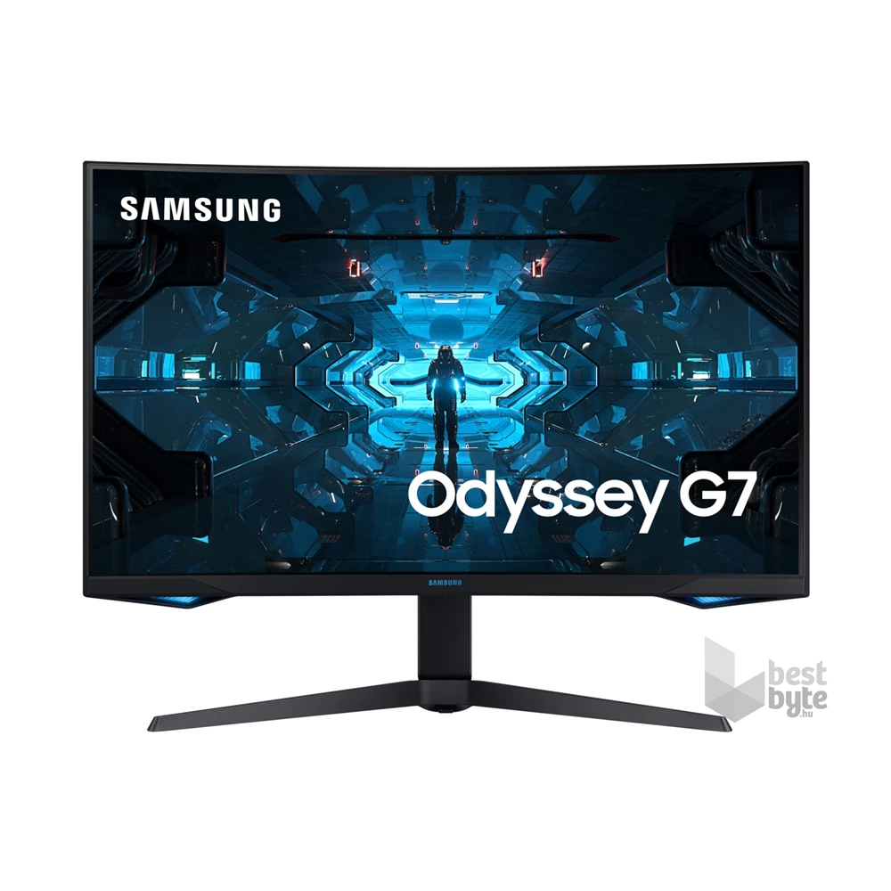 Samsung 31,5" C32G75TQSU QHD VA 240Hz HDMI/DP/USB fekete ívelt QLED gamer monitor