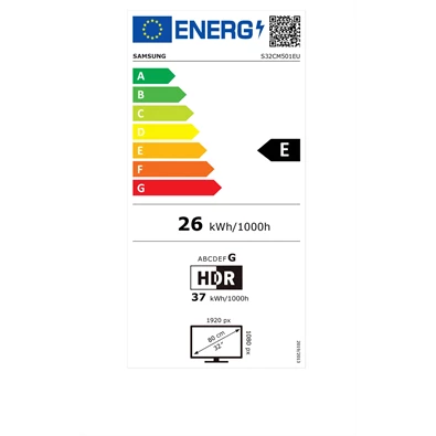 Samsung 32" LS32CM501EUXDU FHD HDMI Smart monitor (Újracsomagolt)