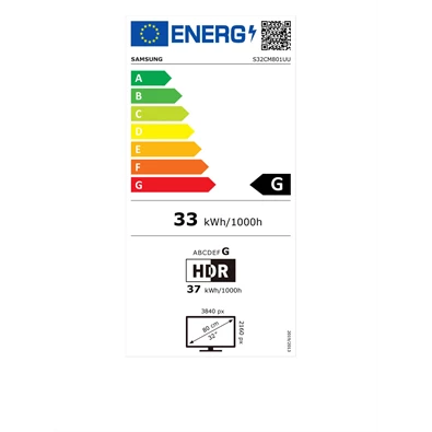 Samsung 32" S32CM801UU UHD HDMI HDR10+ Smart monitor