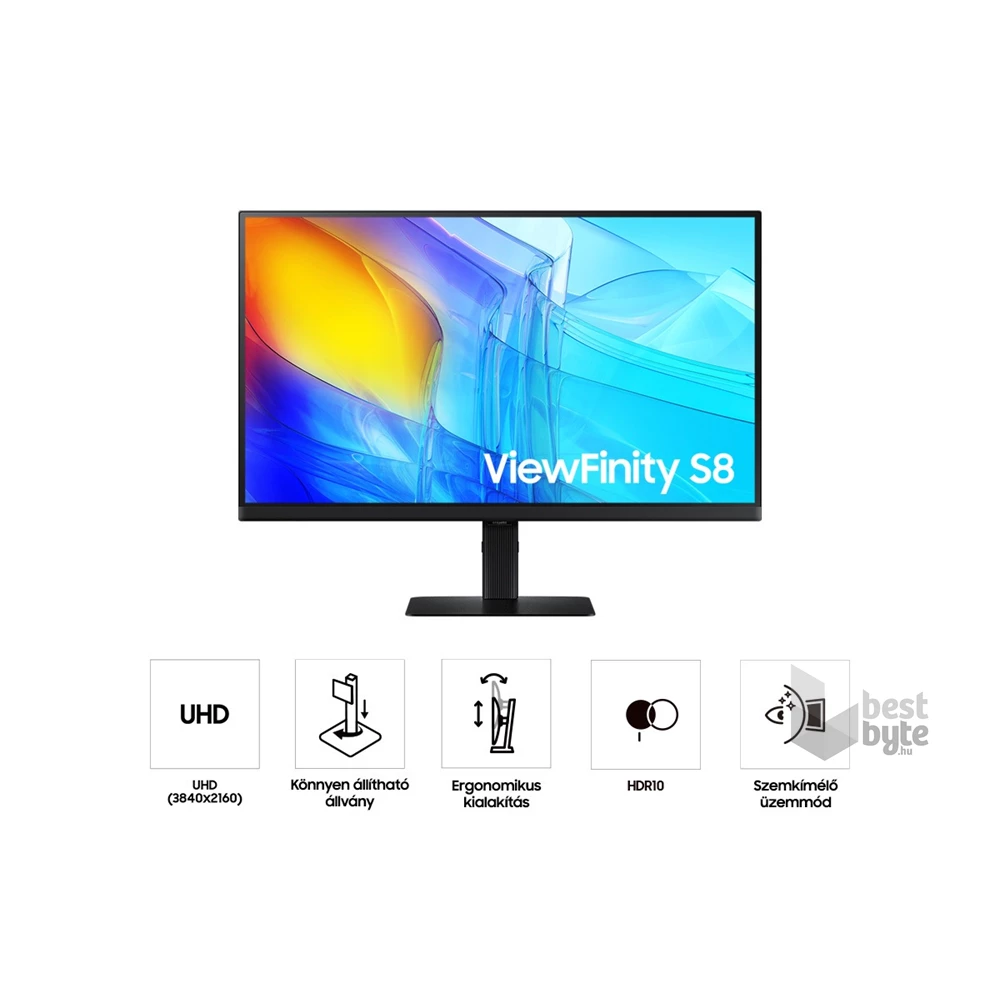 Samsung 32" LS32D800EAUXEN ViewFinity S8 S80D 4K UHD IPS DP/HDMI/USB monitor