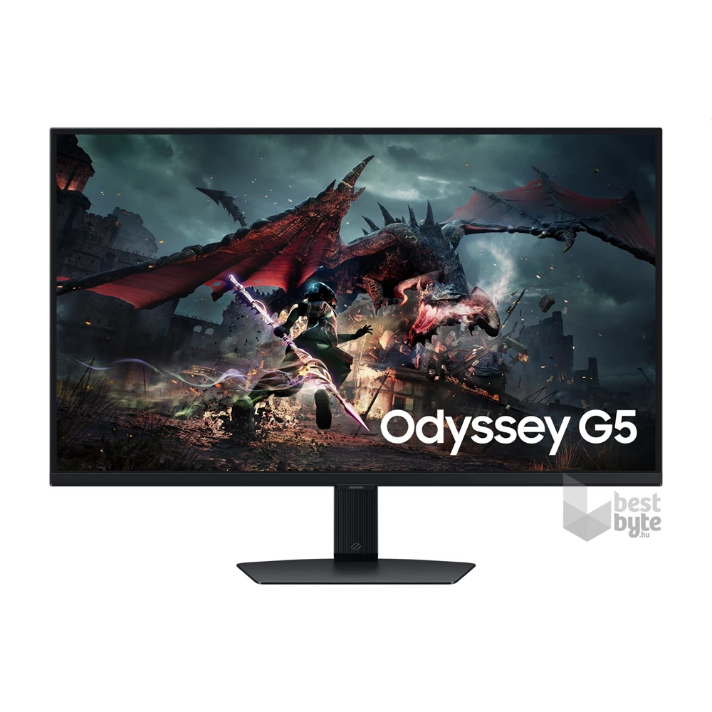 Samsung 32" LS32DG502EUXEN Odyssey G5 G50D QHD IPS 180Hz DP/HDMI gamer monitor